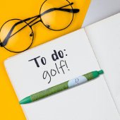 Golf Ball Monogram Golfer's Green Pen