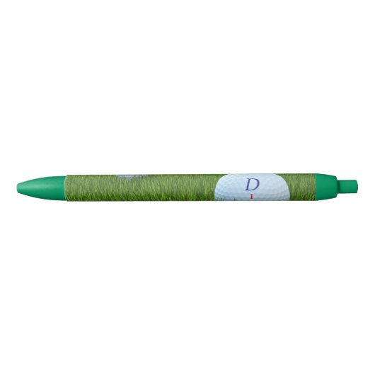 Golf Ball Monogram Golfer's Green Pen (Voorkant)