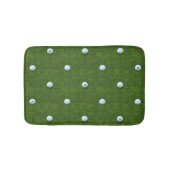 Golf Ball Monogram Green Grass Large Bath Mat (Voorkant)