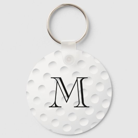 Golf Ball Monogram Sleutelhanger (Voorkant)