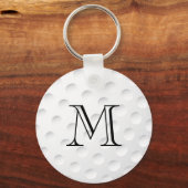 Golf Ball Monogram Sleutelhanger (Voorkant)
