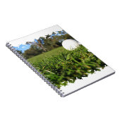 Golf Ball on Course Notebook Notitieboek (Rechterzijde)