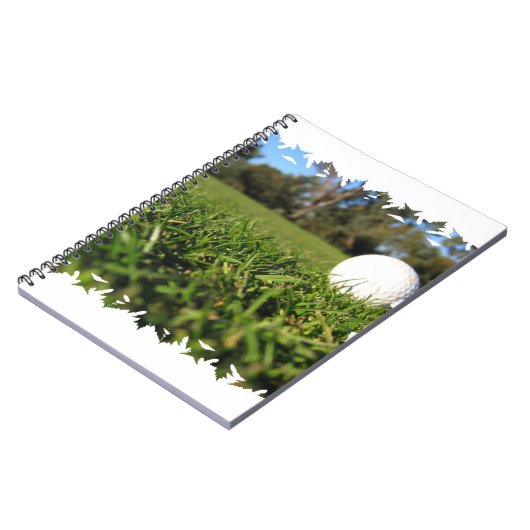 Golf Ball on Course Notebook Notitieboek (Linkerzijde)