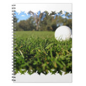 Golf Ball on Course Notebook Notitieboek (Voorkant)