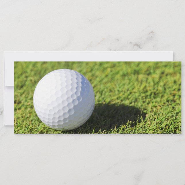 Golf Ball on Green Grass Course - Gepersonaliseerd (Voorkant)