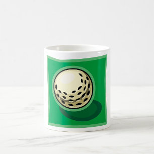 Golf Ball on Green Koffiemok