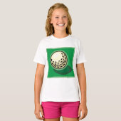 Golf Ball on Green T-shirt (Voorkant volledig)