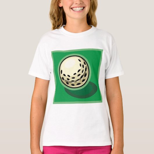 Golf Ball on Green T-shirt (Voorkant)