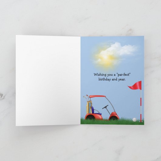 Golf Ball on T-shirt voor Grandma's Birthday Card Kaart (Binnen)