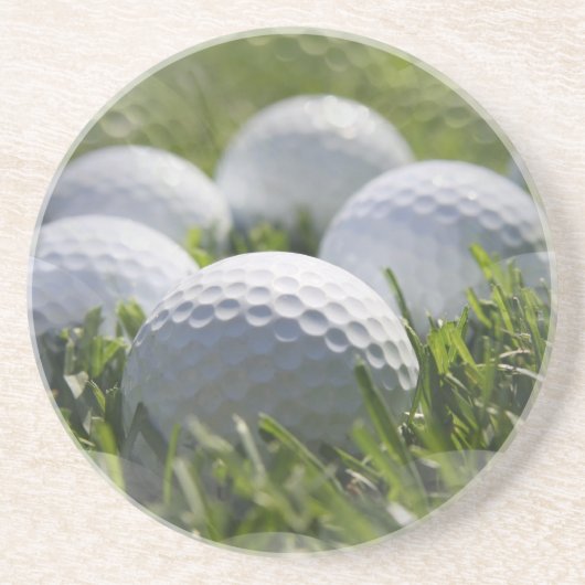 Golf Ball-Onderzetters Zandsteen Onderzetter (Voorkant)