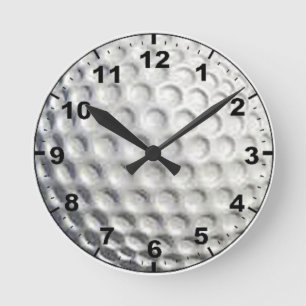 "Golf Ball"-ontwerpwandklokken Ronde Klok