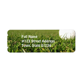 Golf Ball op Cursus Mailing Labels