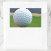 Golf Ball op een golfbaan in een berg Rechthoekige Sticker (Tas)