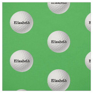 Golf Ball op Green Fabric Stof