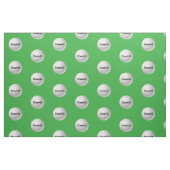 Golf Ball op Green Fabric Stof (Fat Quarter)