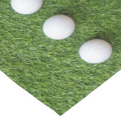 Golf Ball op Green Grass Korte Tafelloper (Hoek)