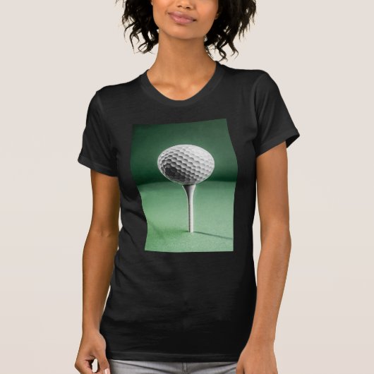 Golf Ball op T-shirt (Voorkant)