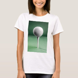 Golf Ball op T-shirt