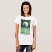 Golf Ball op T-shirt (Voorkant volledig)