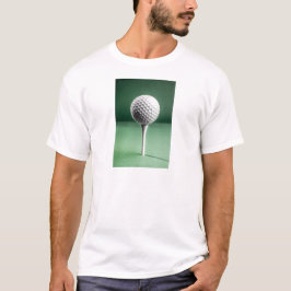 Golf Ball op T-shirt