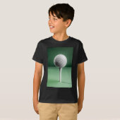 Golf Ball op T-shirt (Voorkant volledig)