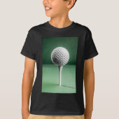 Golf Ball op T-shirt (Voorkant)