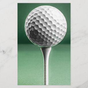 Golf Ball op T-shirt Briefpapier