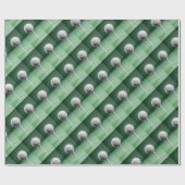 Golf Ball op T-shirt Cadeaupapier (Vlak)