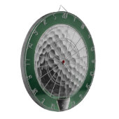 Golf Ball op T-shirt Dartbord (Voorkant Links)