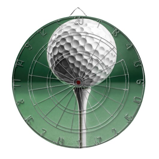 Golf Ball op T-shirt Dartbord (Voorkant)