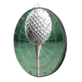 Golf Ball op T-shirt Dartbord (Voorkant Rechts)