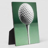 Golf Ball op T-shirt Fotoplaat (Zijkant)