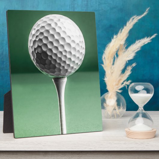 Golf Ball op T-shirt Fotoplaat (Zijkant)