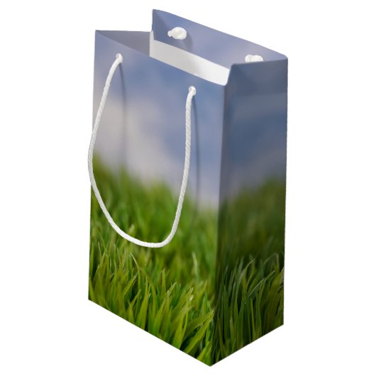 Golf Ball op t-shirt Klein Cadeauzakje (Achterkant Gekanteld)