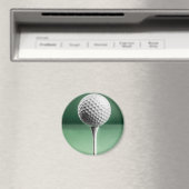 Golf Ball op T-shirt Magneet (Insitu (Vaatwasser))