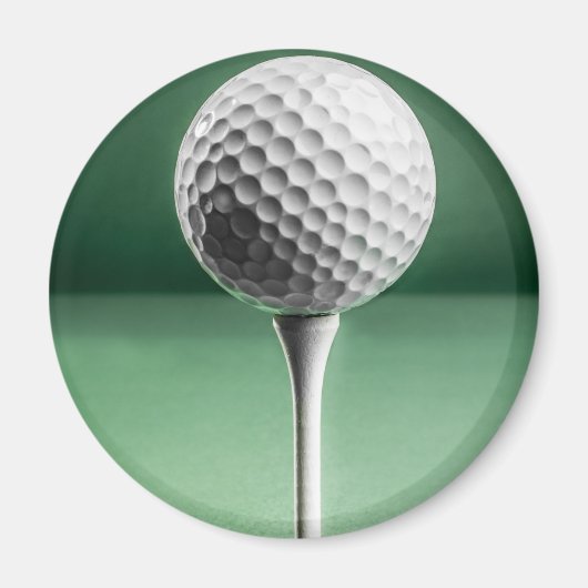 Golf Ball op T-shirt Magneet (Voorkant)