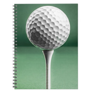 Golf Ball op T-shirt Notitieboek