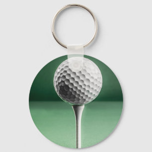 Golf Ball op T-shirt Sleutelhanger