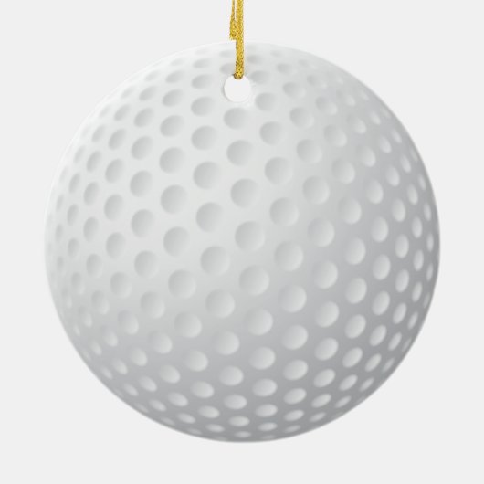 Golf Ball Ornament (Achterkant)