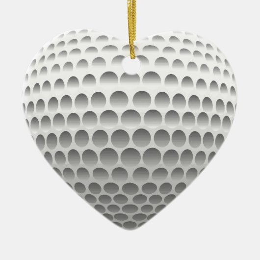 Golf Ball Ornaments Keramisch Ornament (Voorkant)