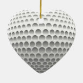 Golf Ball Ornaments Keramisch Ornament (Achterkant)