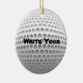 Golf Ball Ornaments Keramisch Ornament (Rechts)