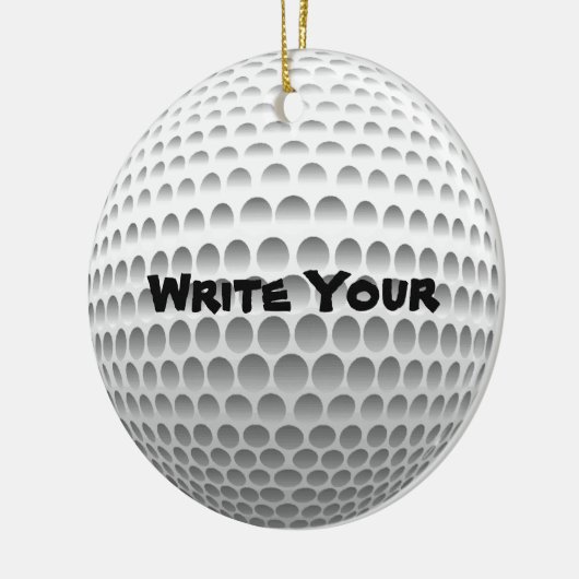 Golf Ball Ornaments Keramisch Ornament (Links)
