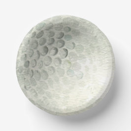 Golf Ball Paper Plate Papieren Kommen