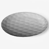 Golf Ball Papieren Bordje (Gekanteld)
