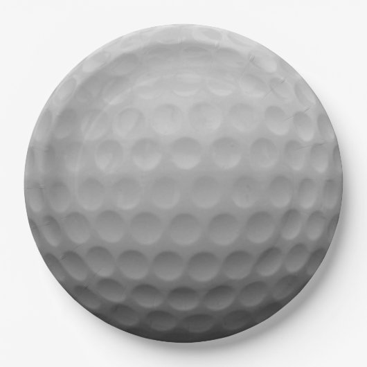 Golf Ball Papieren Bordje (Voorkant)