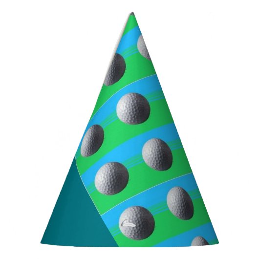 Golf Ball party petten Feesthoedjes (Links)