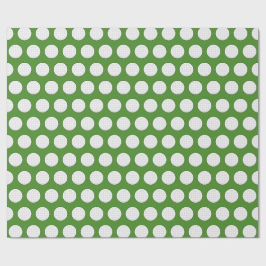 Golf Ball Pattern Cadeaupapier (Vlak)