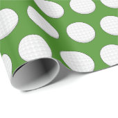 Golf Ball Pattern Cadeaupapier (Rol Hoek)