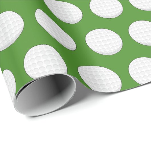 Golf Ball Pattern Cadeaupapier (Rol Hoek)